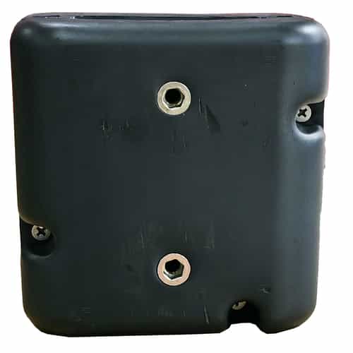 Black plastic nozzle holder