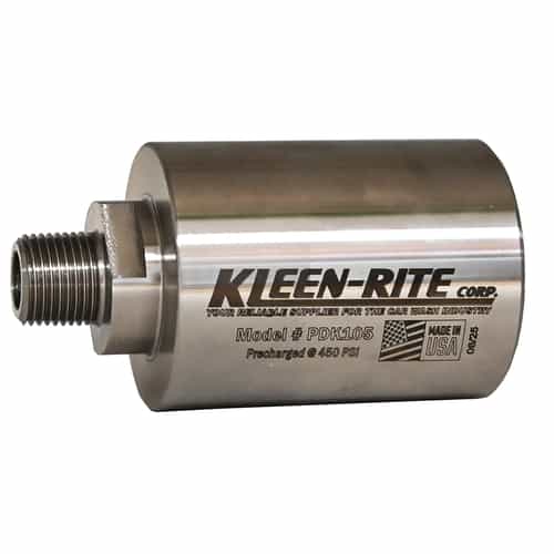 Kleen-Rite Stainless Steel Pulsation Dampener - 6 GPM, Precharged to 450 PSI
