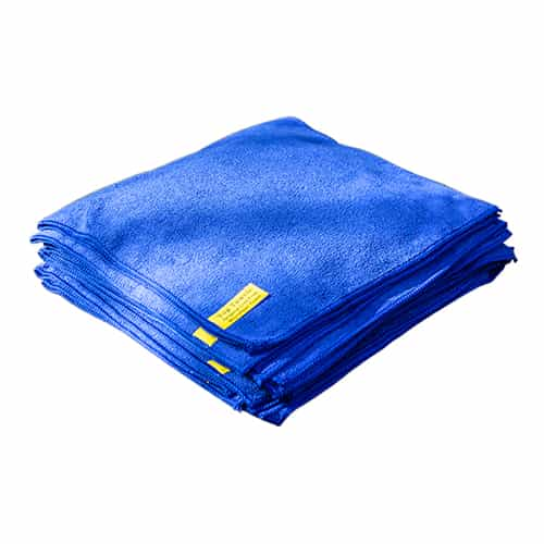 ULTRA-80ROYB Towels by Doctor Joe Ultra-80 Heavy Microfiber Blue 12 Pack