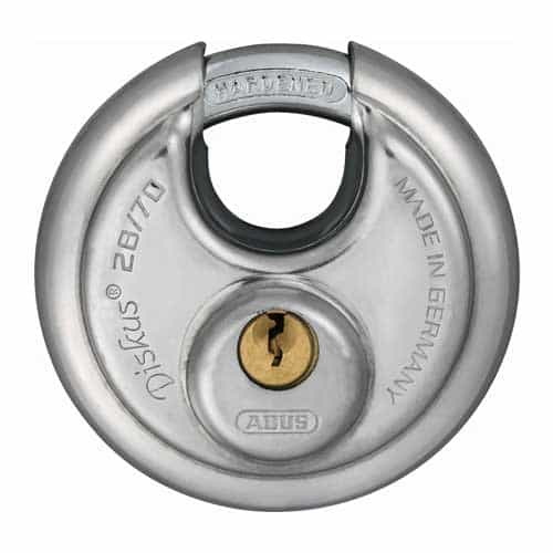 28/70 Abus Deep Welded Steel Disc Lock